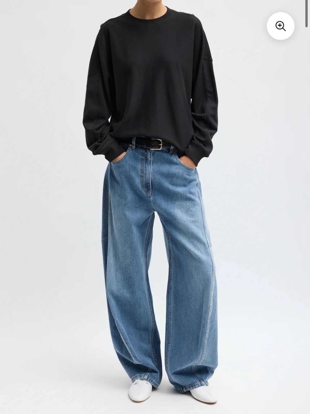Tibi Sid Jean Classic Wash Blue